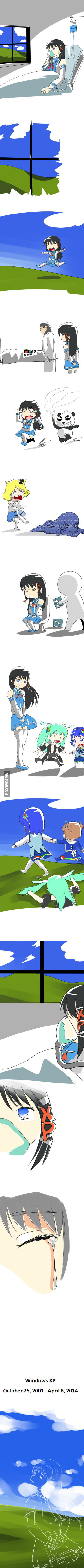 Window XP Ended Its Support Last Year, This Illustration Reminds Us How Much We Miss It