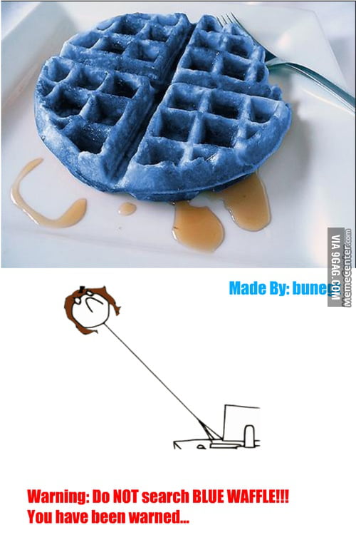 Blue waffle