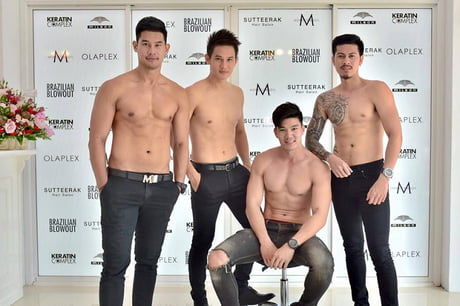 You Can Now Get Pampered By Topless Hunky Models In This Thai