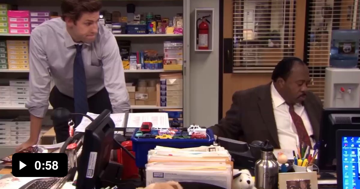 This is the best cold opening of The Office ever. S7E6 - Stanley Wouldn ...