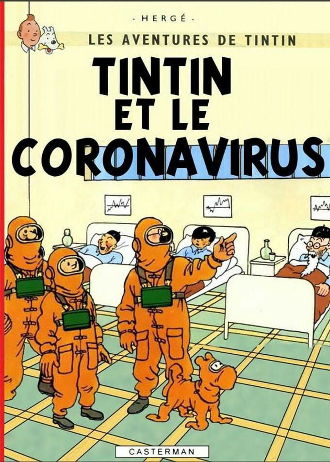 HUMOUR : "Tintin au temps de la Covid-19 et du déconfinement" ? (Image) Ap5VAmB_700b