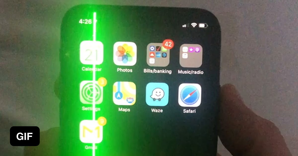 Phones screen broke, maybe for the better. 9GAG