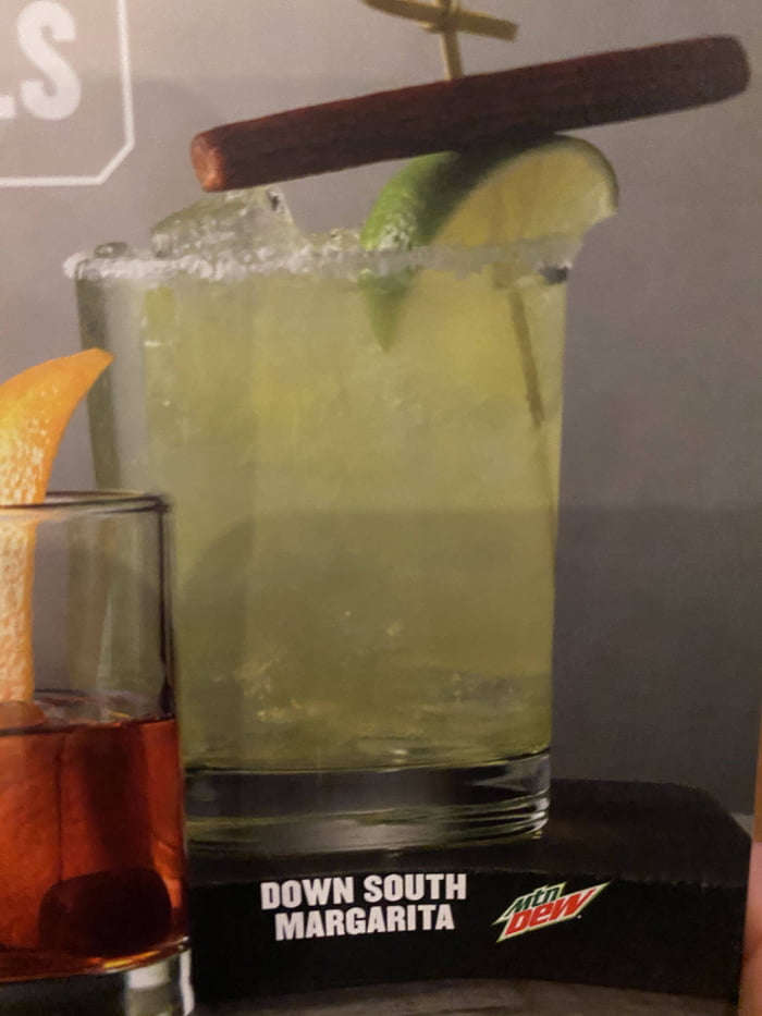 Buffalo Wild Wings sells a Mountain Dew margarita with a Slim Jim