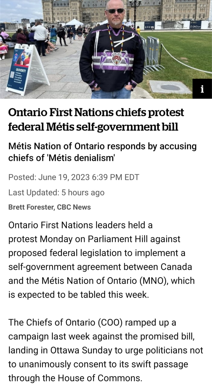 First Nations And Other M Tis Reject Authenticity Of Communities In