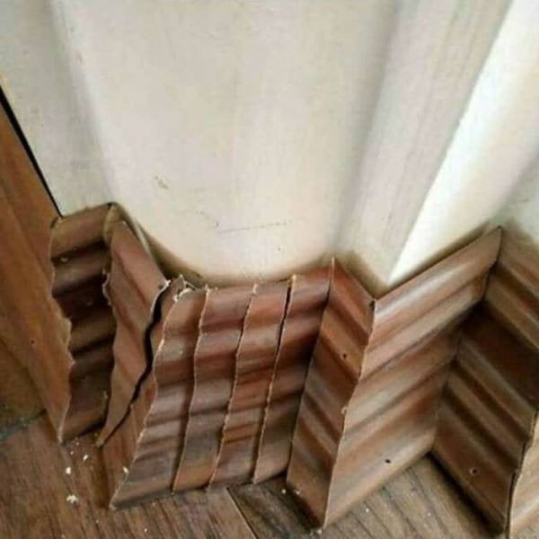 Quality baseboard install. - 9GAG