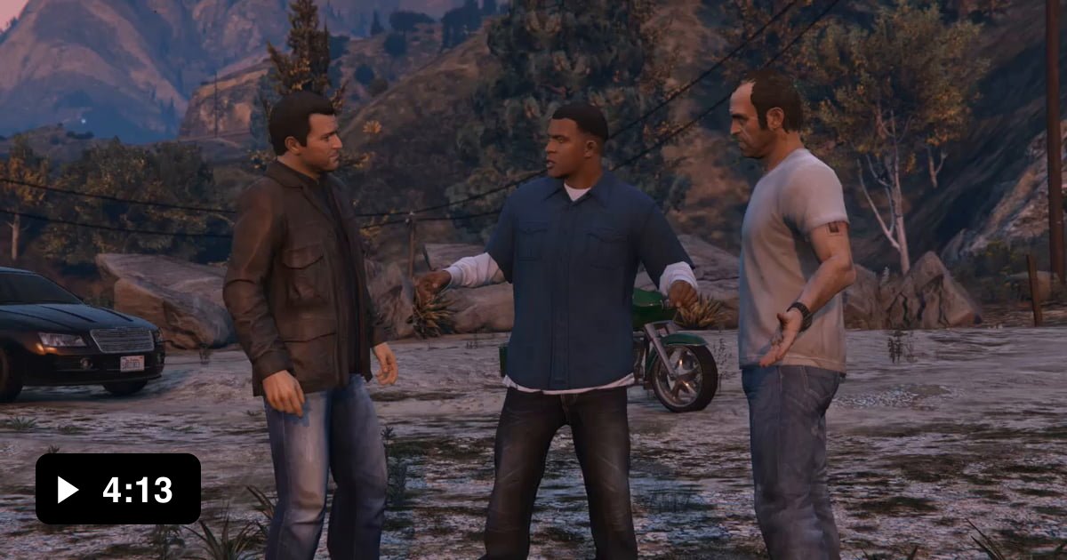 GTA 5 Ending C With M83 Midnight City 9GAG