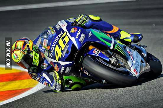 Valentino Rossi one of the greatest legends - 9GAG