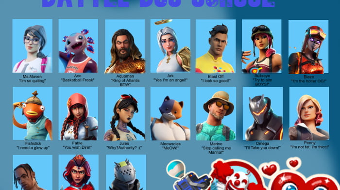 Here's a new Fortnite Yearbook! :D (w/ Quotes - 9GAG