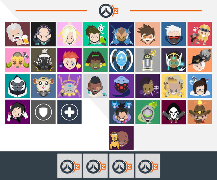 I\'ve been creating a set of Overwatch Icons for a little while now ...