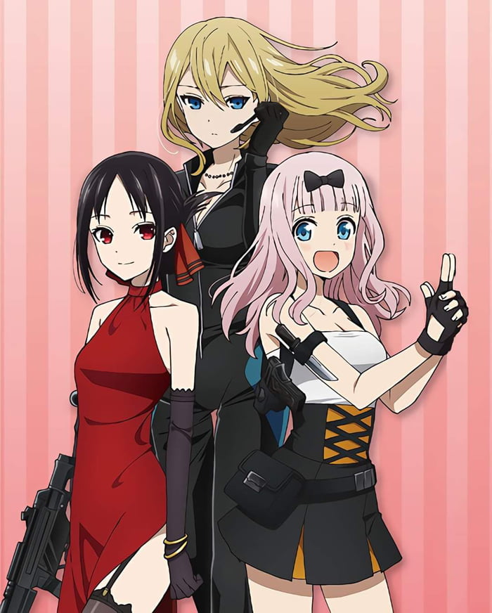 Tv Anime Kaguya Sama Love Is War Special Visual Image Mission Impossible Ft Agent K Together With Her Colleagues 9gag