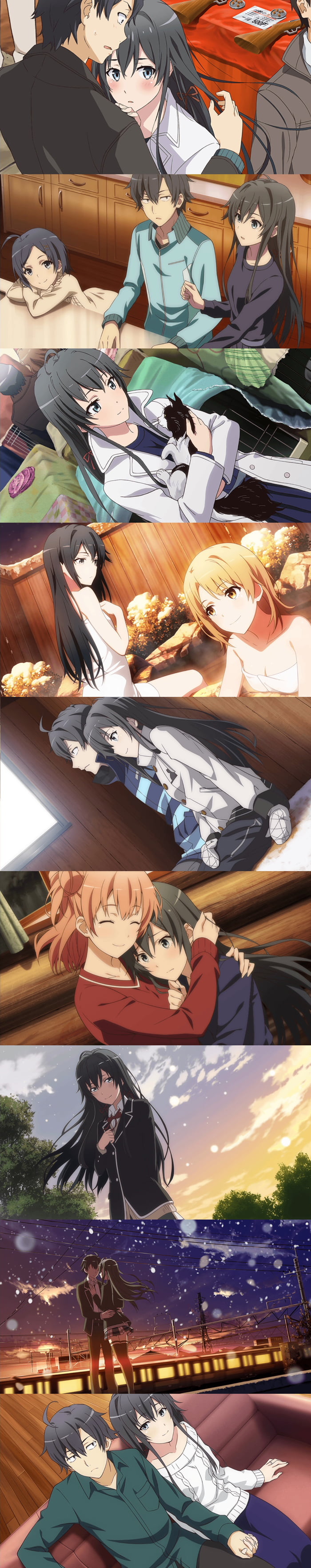 Yukino and Iroha from the Oregairu Zoku VN (More in Comments