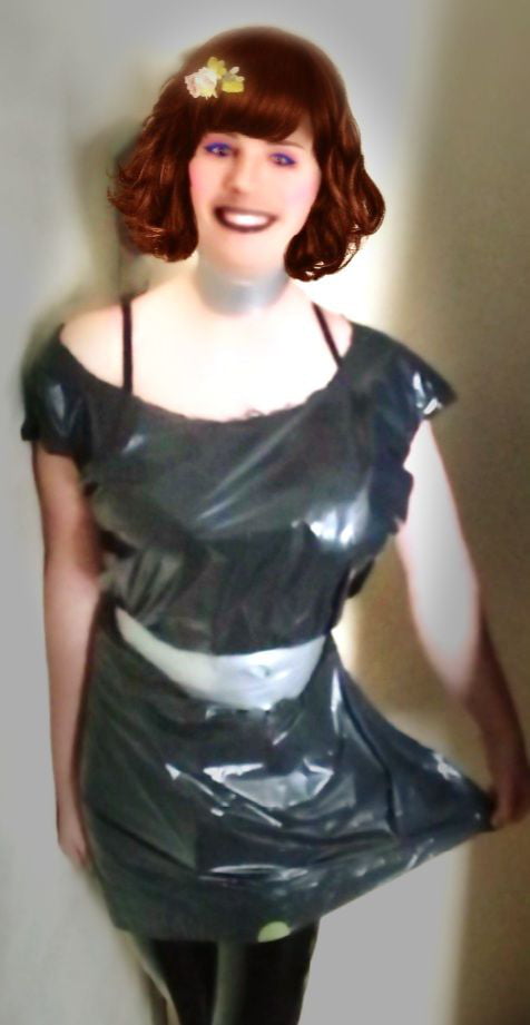 trash bag dress by UberWeirdGirl on DeviantArt