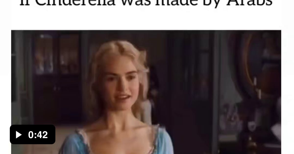 If Cinderella was made by Arabs