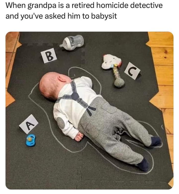 Thats one way to babysit.. - 9GAG