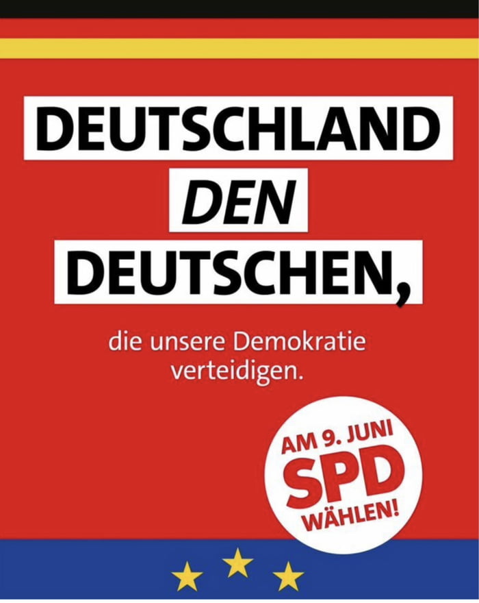 The slogan every Media vilifies in Germany is used by the ruling party ...