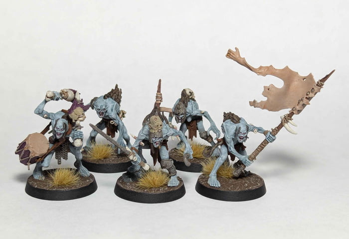 Been working on some Cryptguard for Flesh-eater Courts. Only the half ...