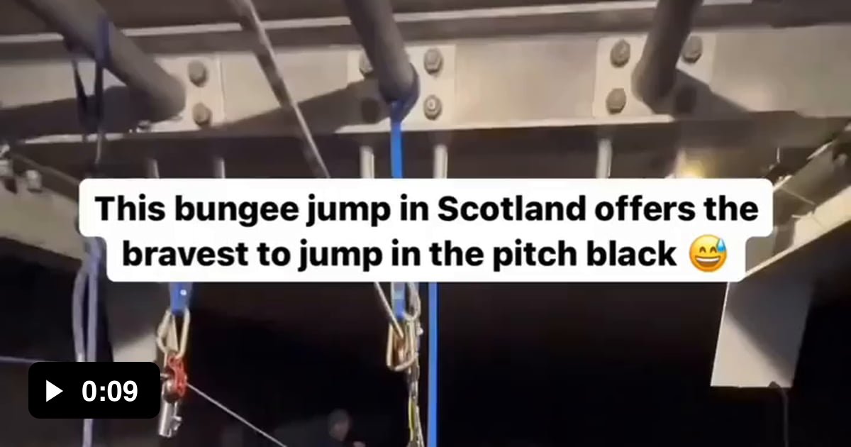 Bungee Jump into a Pitch Black Bottomless Pit - 9GAG