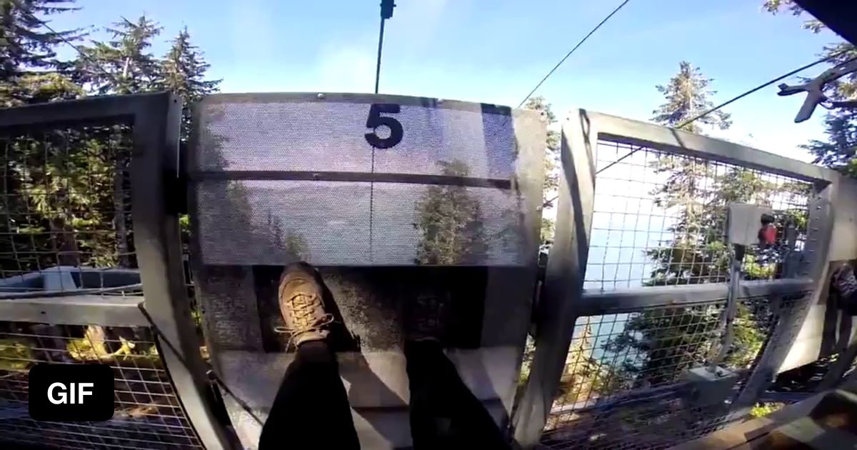 The largest zipline in the world, Icy Strait Point, Hoonah, Alaska 9GAG