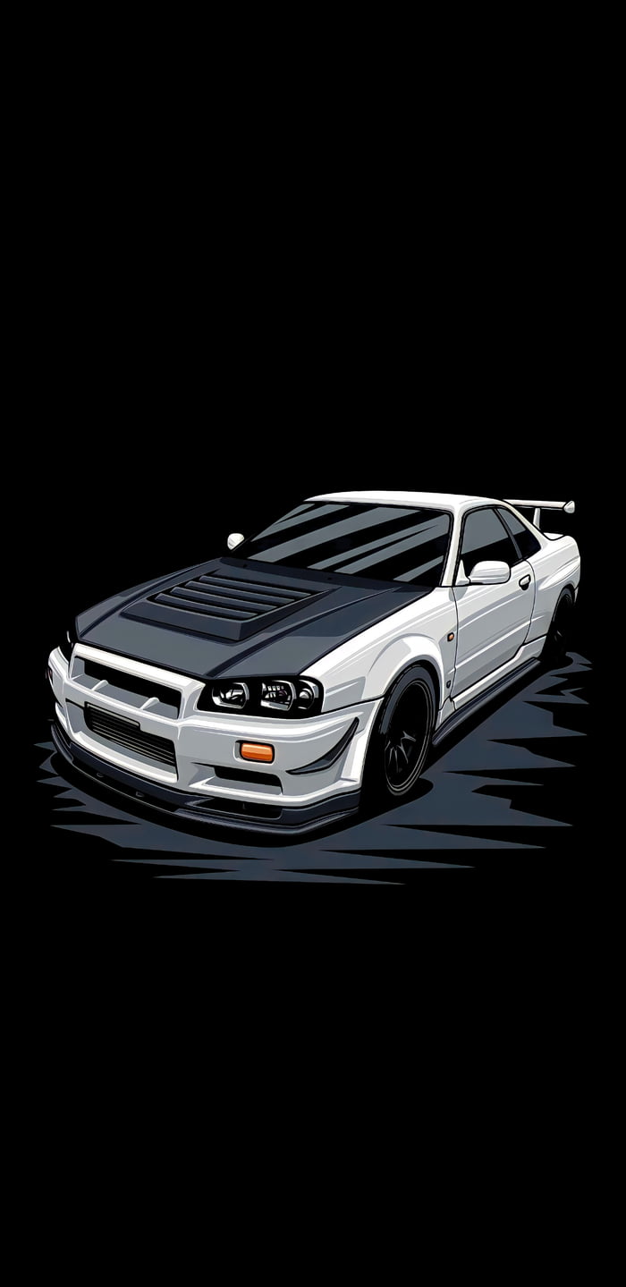 Nissan Skyline R34 Gt R 1440x2960 9gag