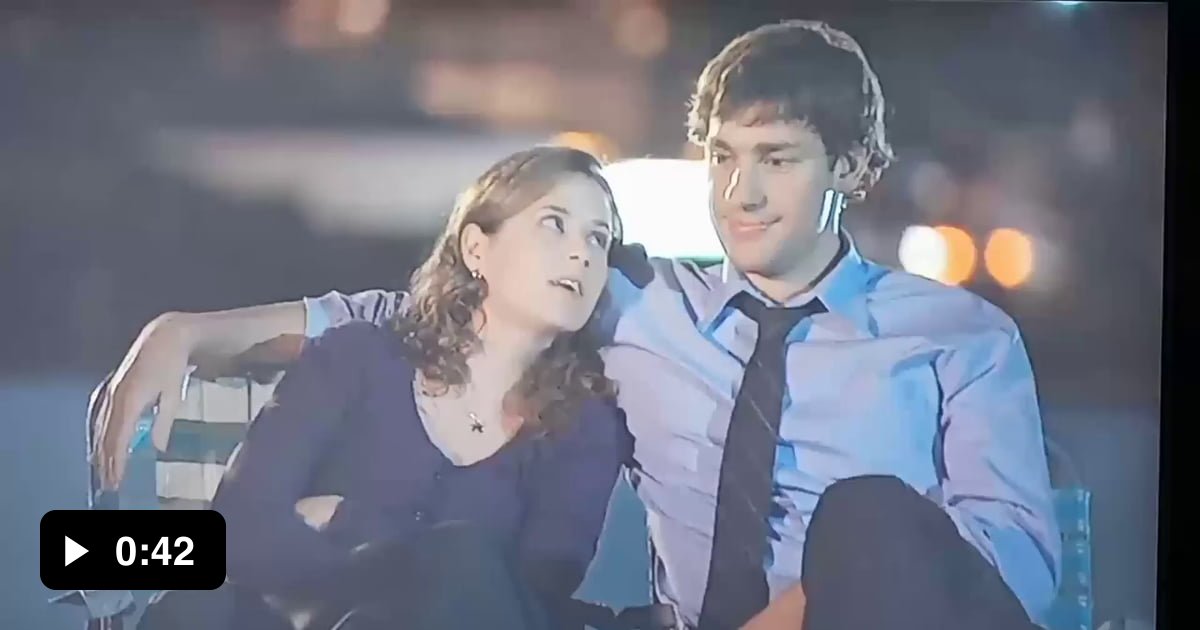 S4E6 cut scene Pam asks Jim where the Teapot Card went 9GAG