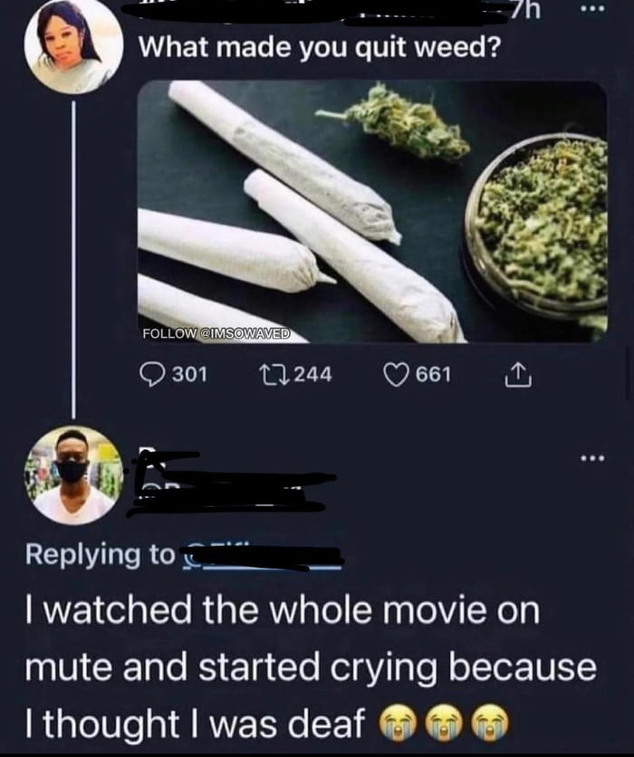 Quitting Weed Gag