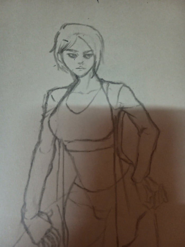 7-years-didn-t-practice-my-art-skill-feel-shaky-drawing-this-9gag