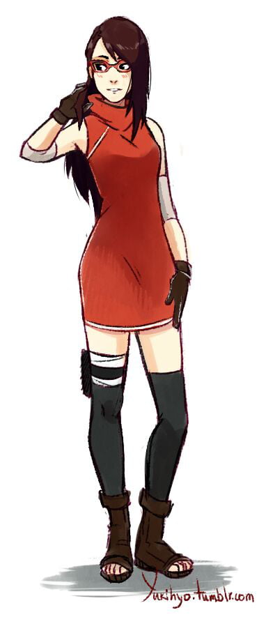 Teen Sarada Uchiha (fan art)