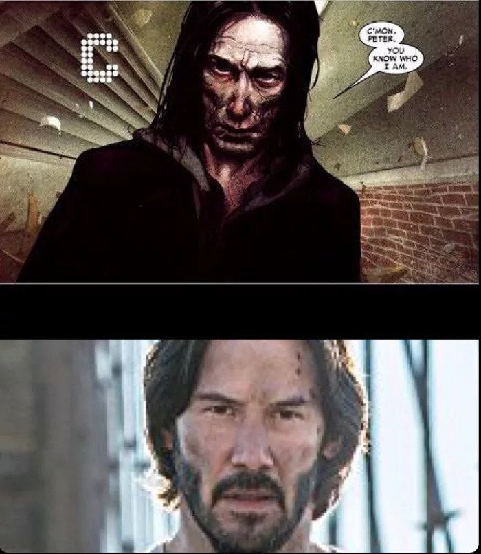 How about Keanu Reeves playing himself on MCU? - 9GAG