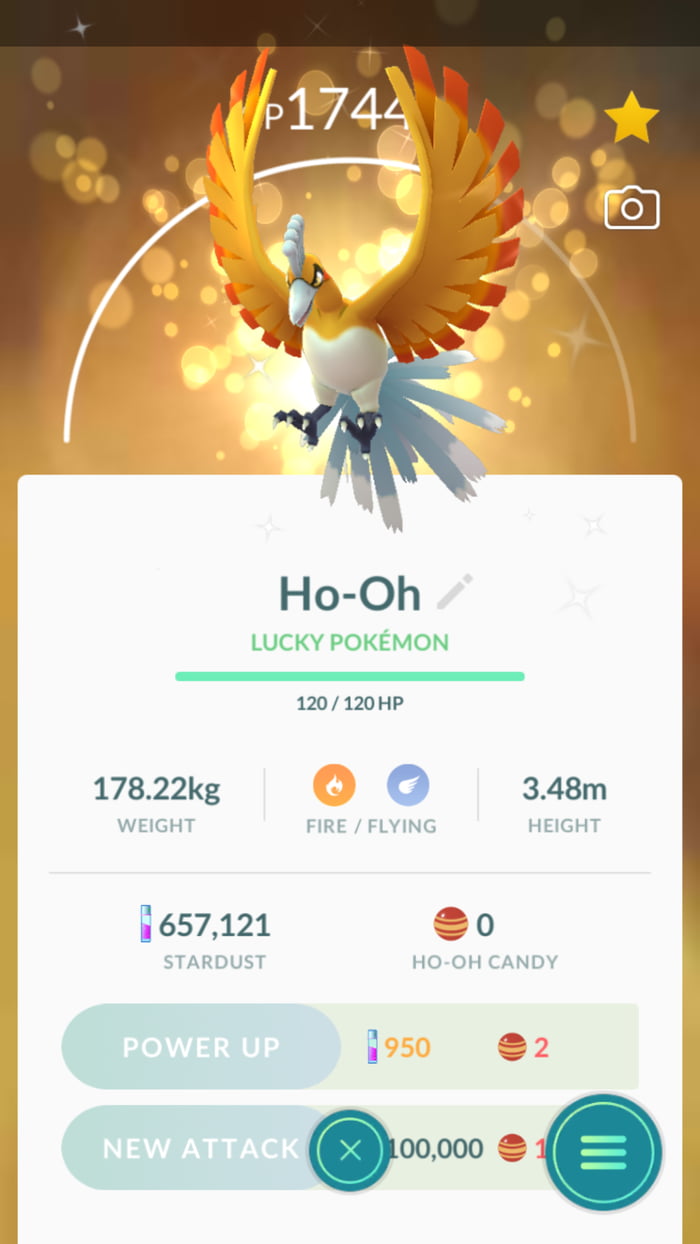 Lucky Shiny Ho-oh looks so majestic! - 9GAG