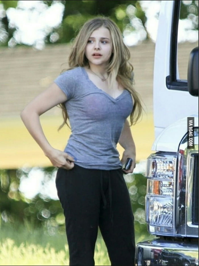 Chloe Grace Moretz says being given a push-up bra for a film made