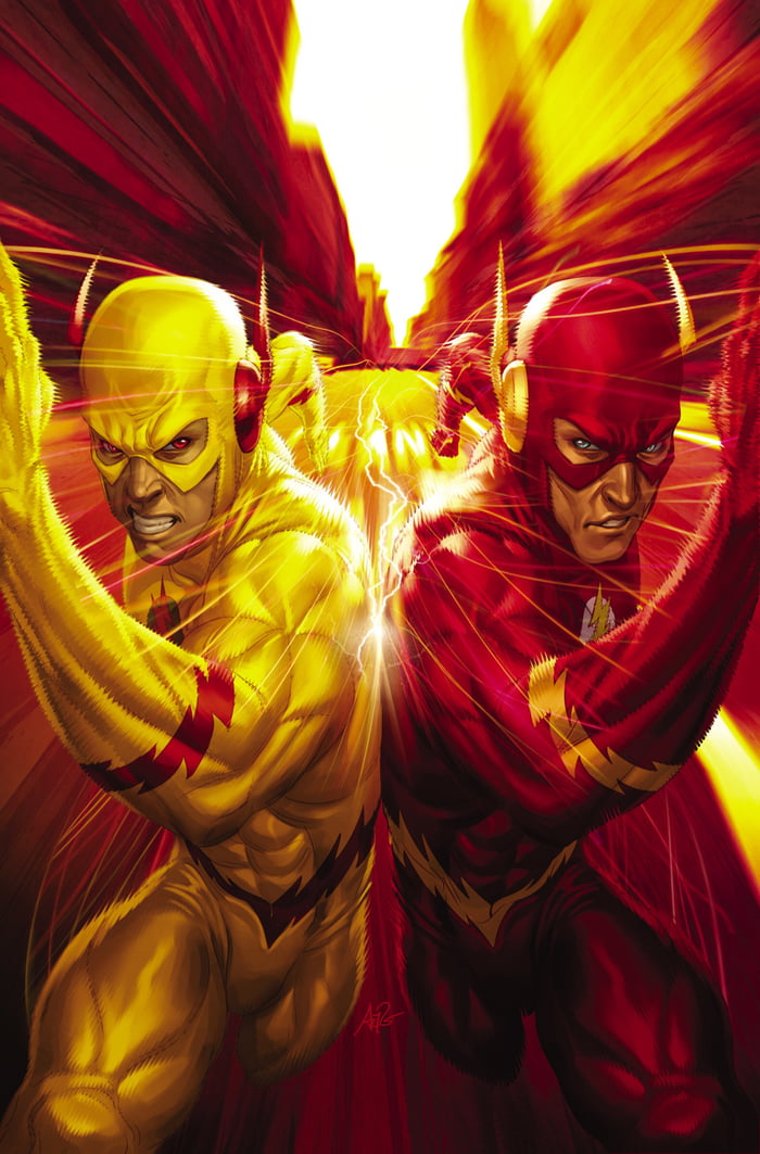 Flash Vs Reverse Flash - More Wallpapers On My Profile - 9gag