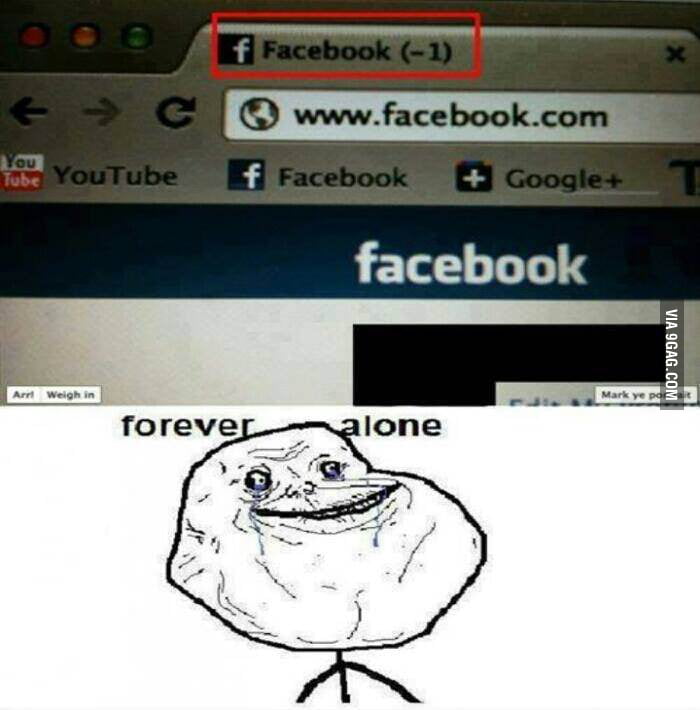 Forever alone level 9000 - 9GAG
