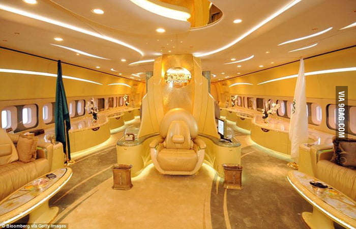 This is the private jet of the King from Saudi Arabia - 9GAG