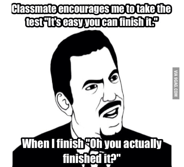 After entering class late. - 9GAG