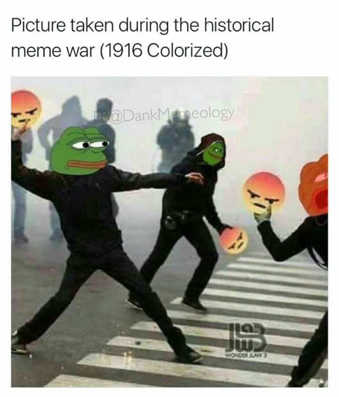 The Meme War Of 1916 (colorized) - 9gag