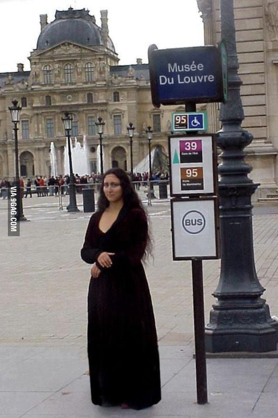 Real life Mona Lisa 9GAG