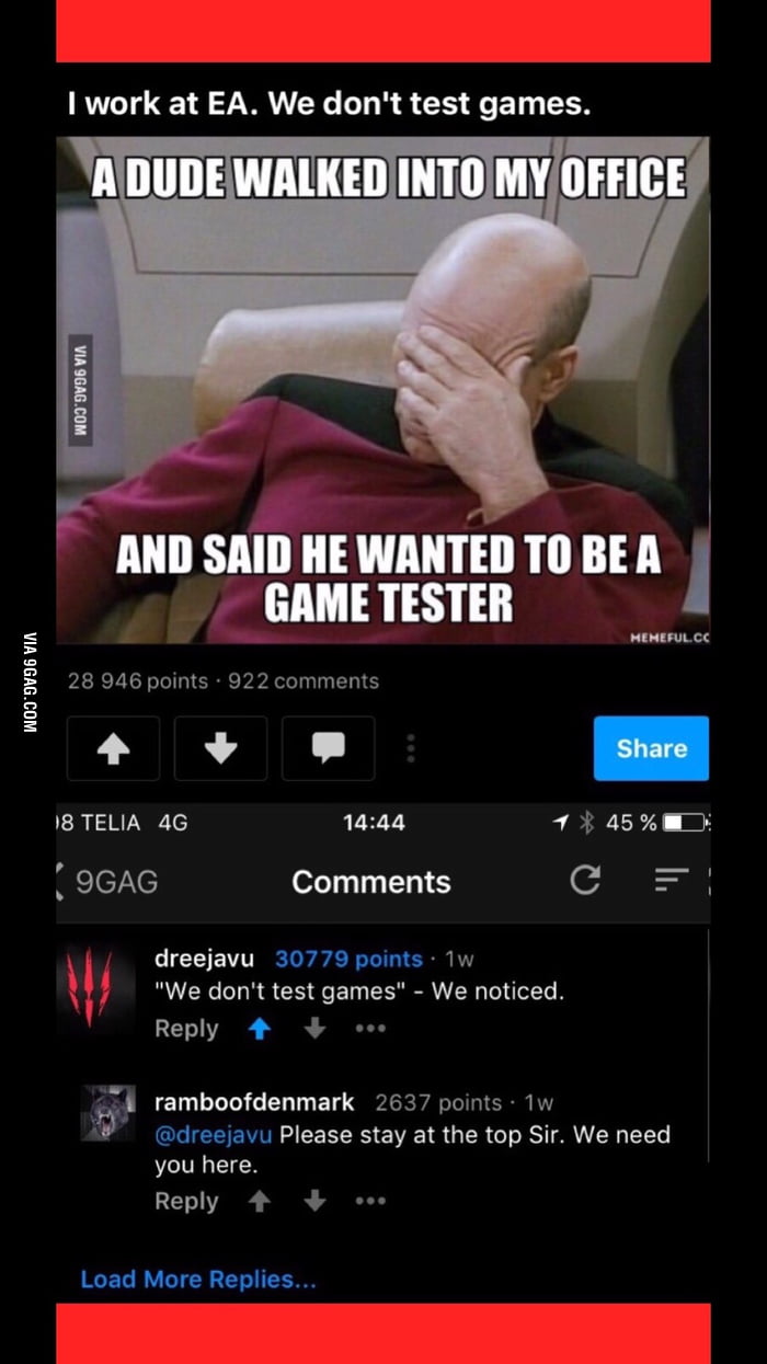 The moment when a comment have more likes than a hot post - 9GAG