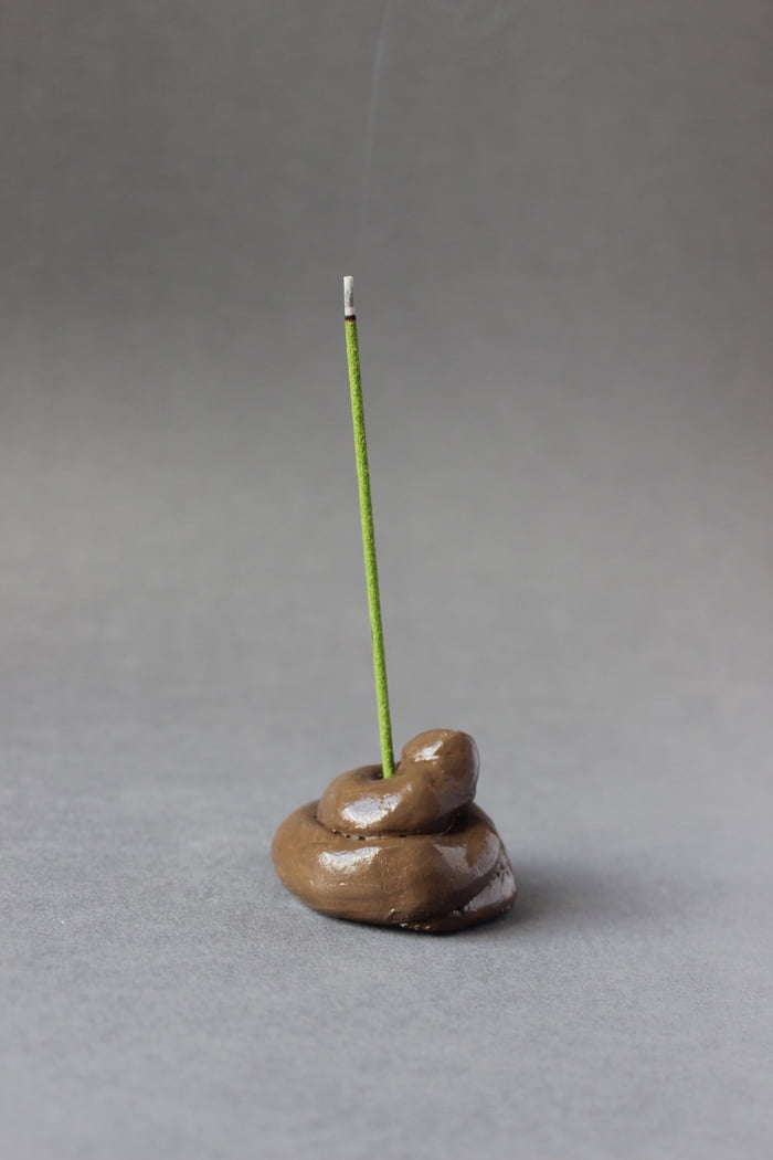 Ladies and gents, I give you, a poo shaped incense burner, a TURD BURNER 9GAG