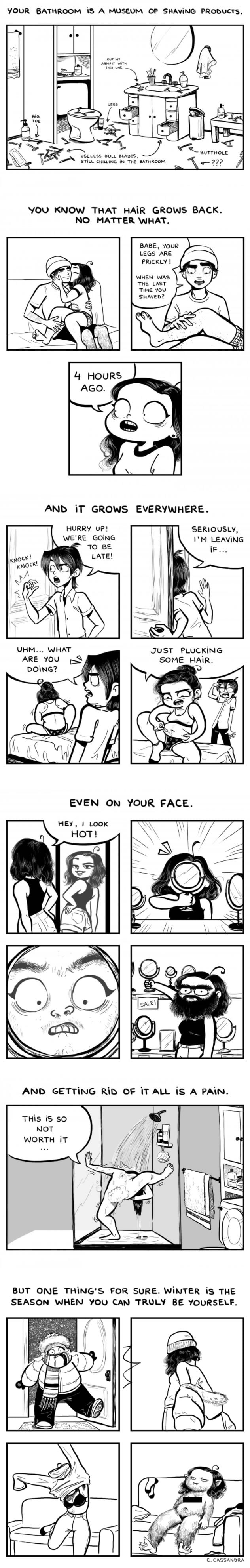 6 Funny Moments Of Being A Hairy Woman