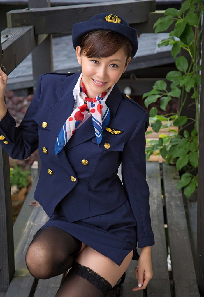 Short hair POV asian uniform
