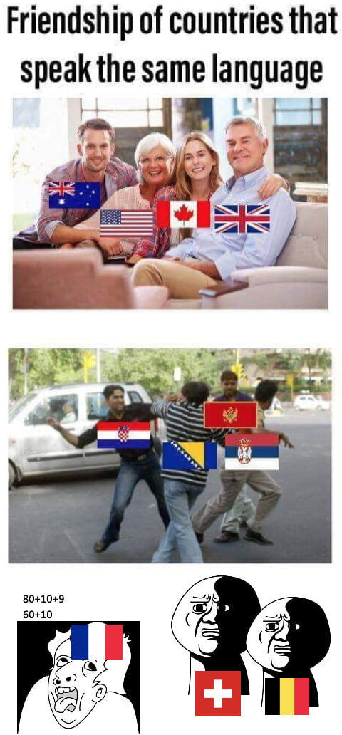 Is it the same in your language. Мем про французский язык. we speak the same language. friendship of countries speaking same language.
