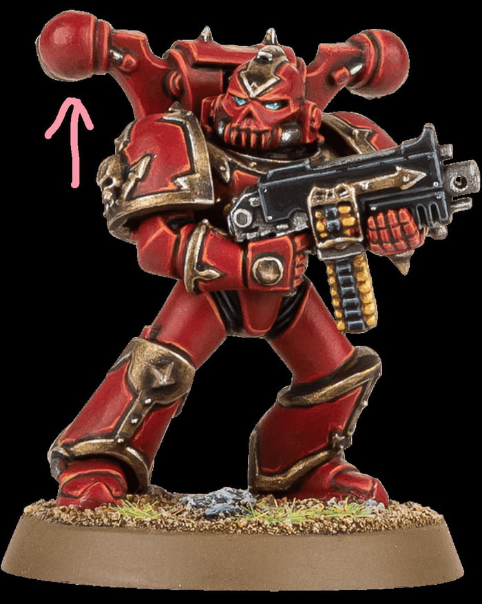 Where did Chaos Space Marines get their weird backpacks? - 9GAG