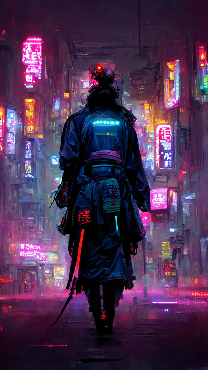 чехол samurai cyberpunk фото 10