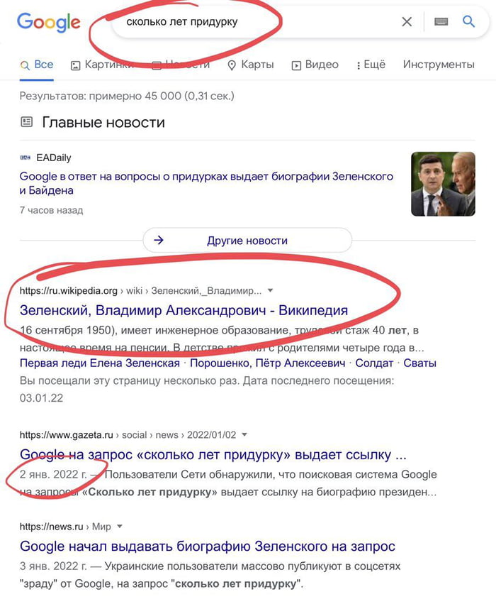 Биография придурка