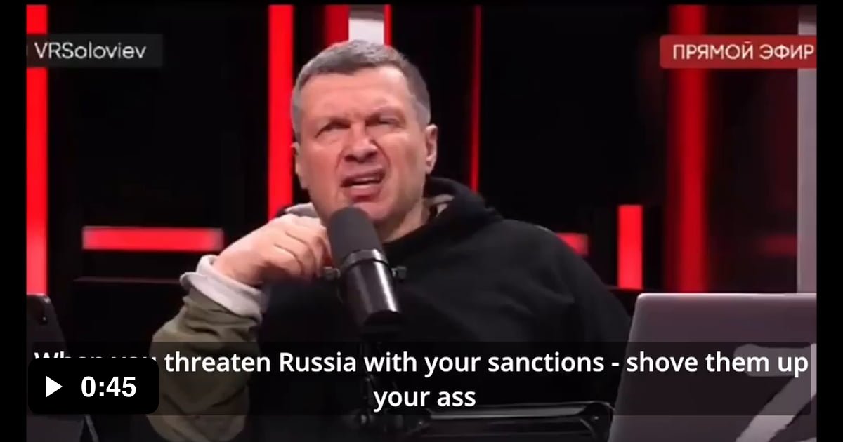 Russian Top Propagandist Solovyov - 9GAG