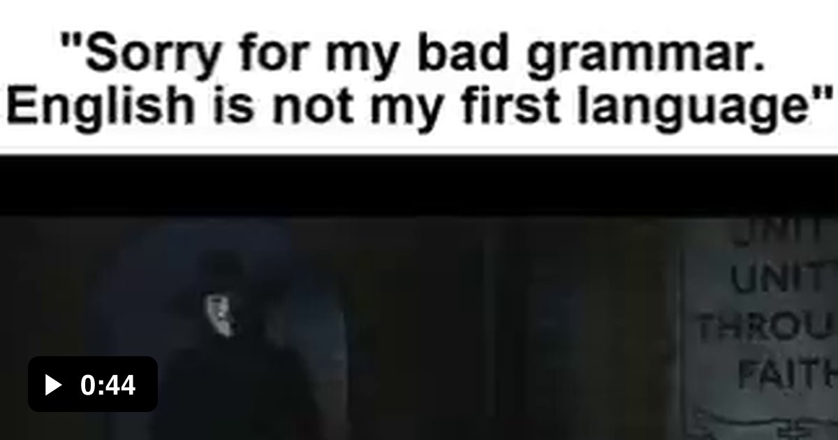 Sorry For My Bad English 9GAG