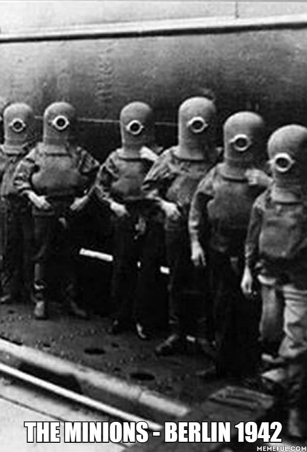 . the minions berlin 1942 9GAG