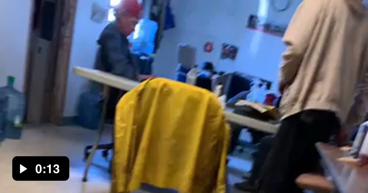 Air horn on chair 9GAG