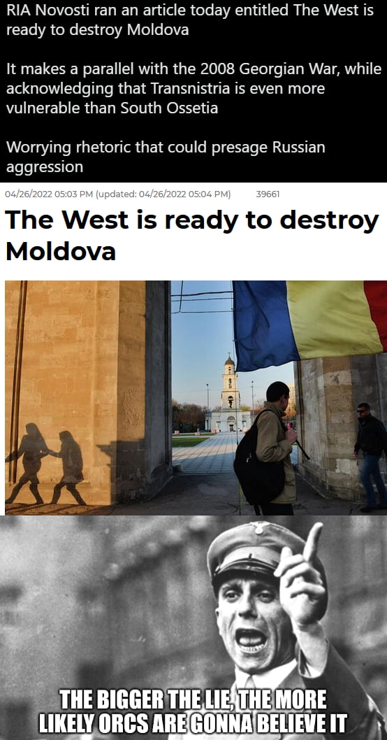 What Will Be The Reason For The Invasion? We Had To Annex Moldova To ...