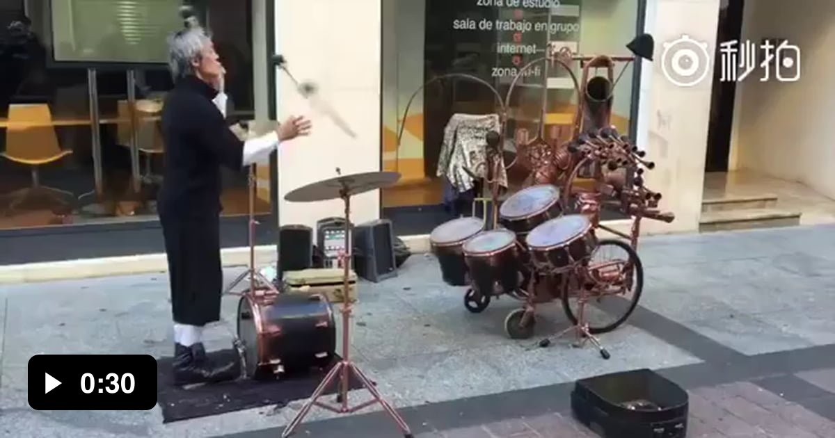 The Juggling Drummer 9GAG
